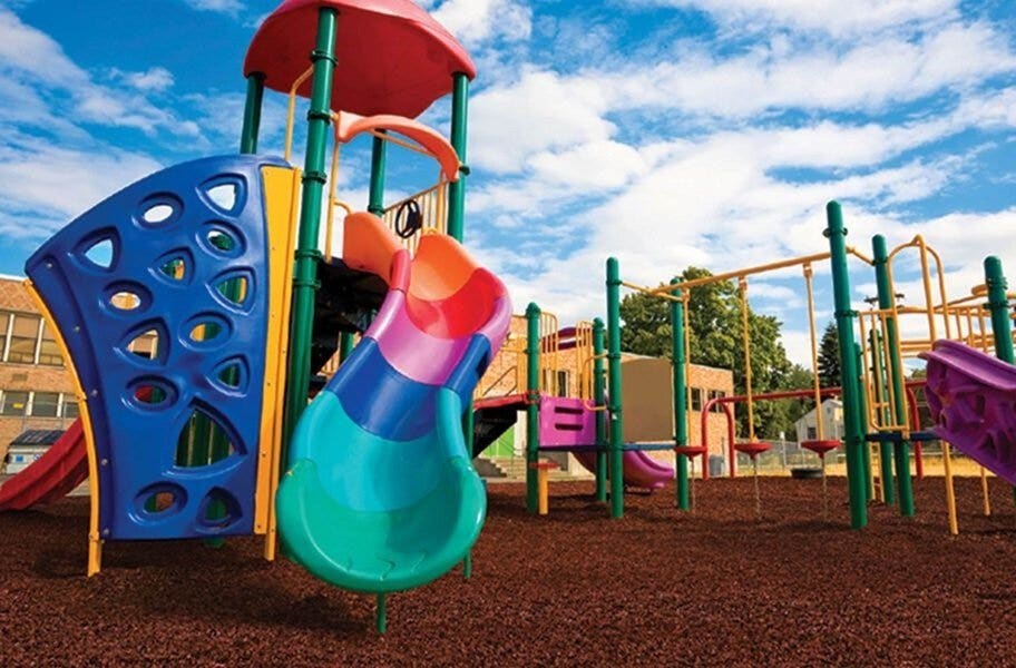 Playground Rubber Mulch in Bulk
