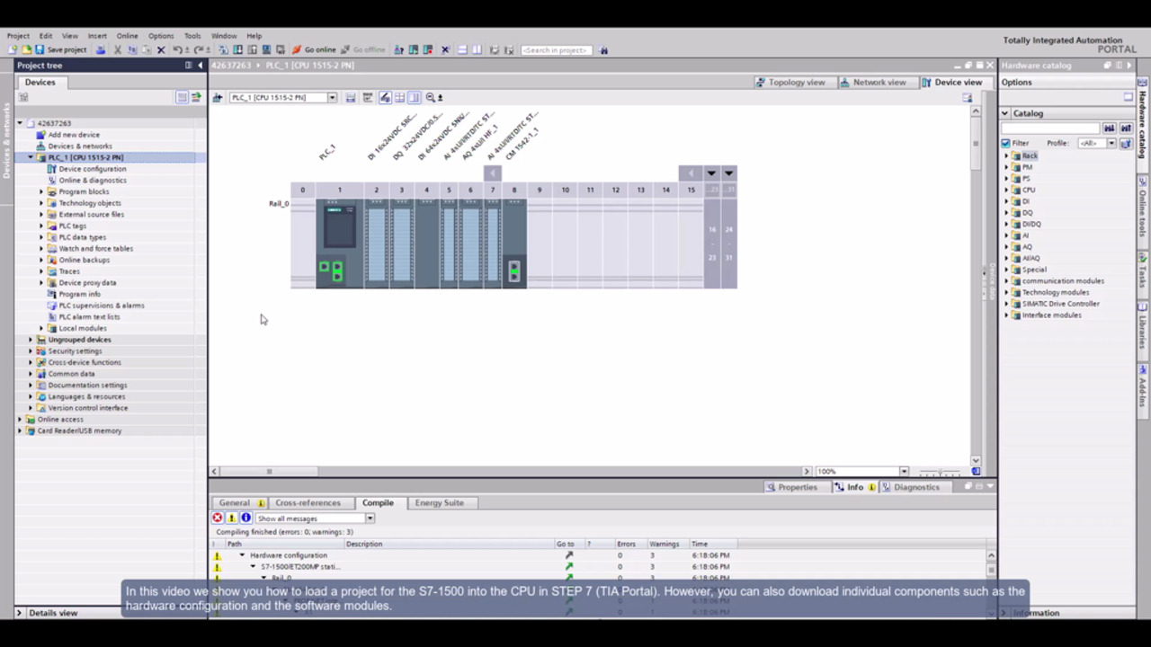 PLC programming with SIMATIC STEP 7 (TIA Portal)