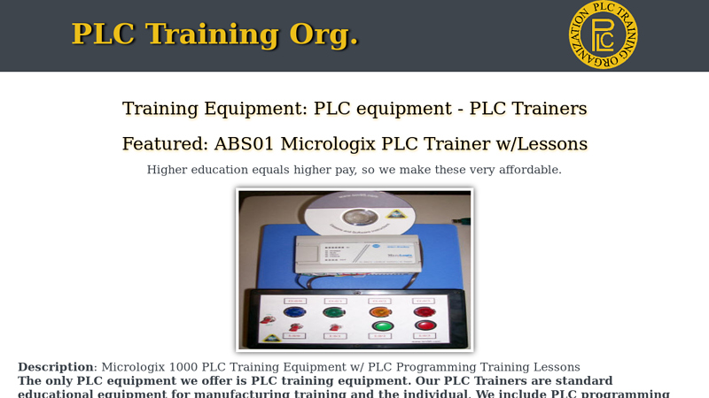 PLC Training Equipment
