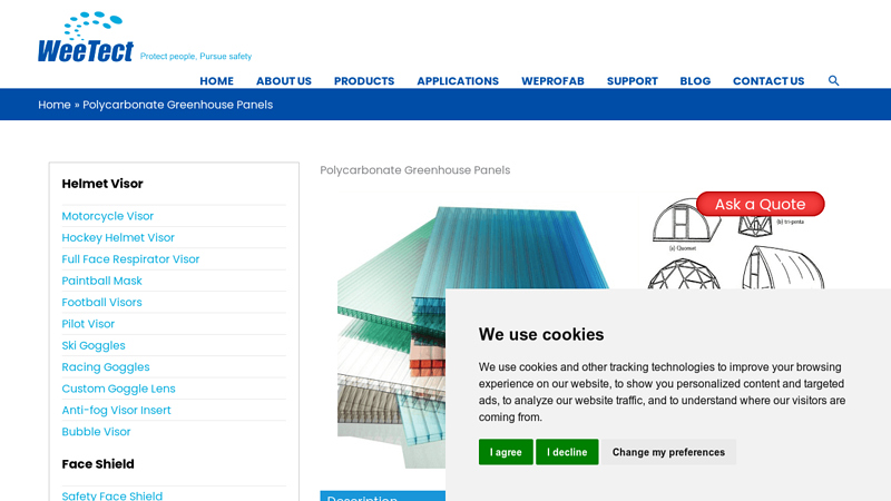 Polycarbonate Greenhouse Panels Best Manufacturer in China