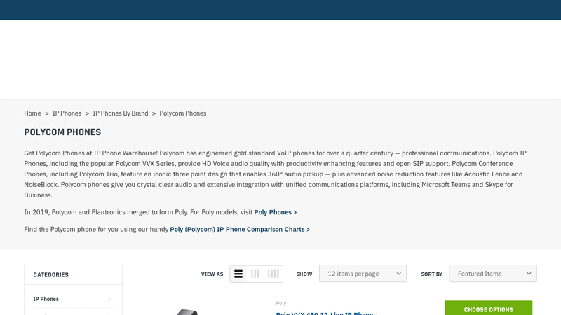 Polycom (Poly) Phones & Conference Phones