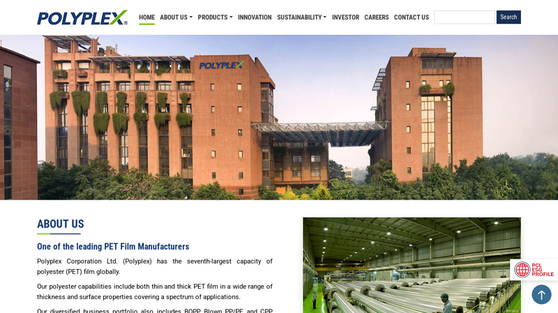 Polyester, Polypropylene Film Manufacturers, Polyplex