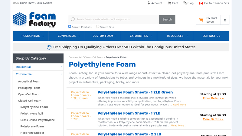 Polyethylene Foam