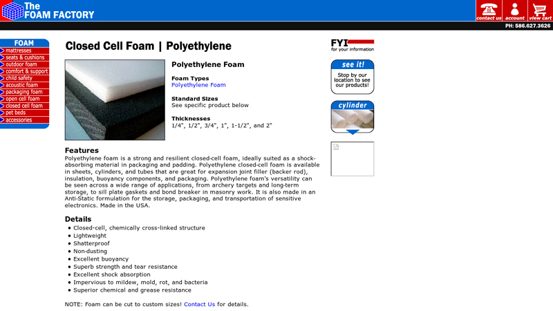 Polyethylene Foam, Roll, Tubes, Polyethylene Closed Cell Foam ...