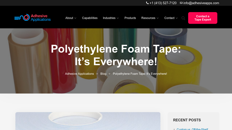 Polyethylene Foam Tape: It's Everywhere!