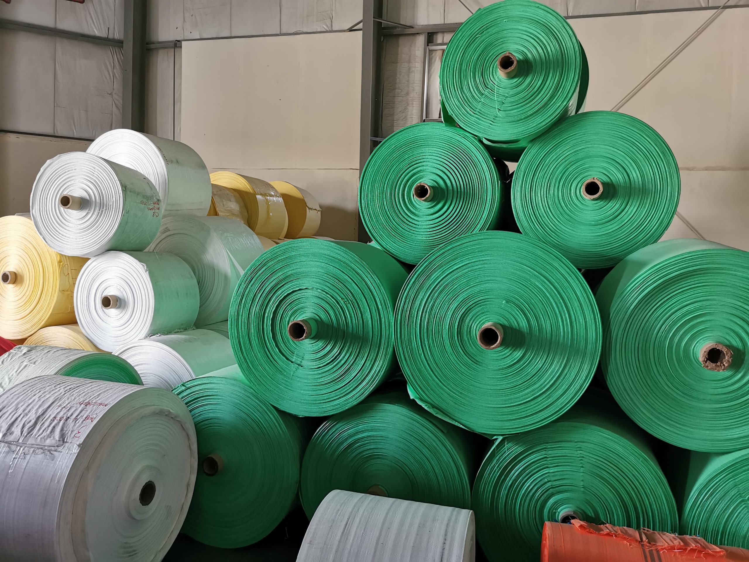 Polypropylene and Polyethylene Yarns and Woven Fabrics