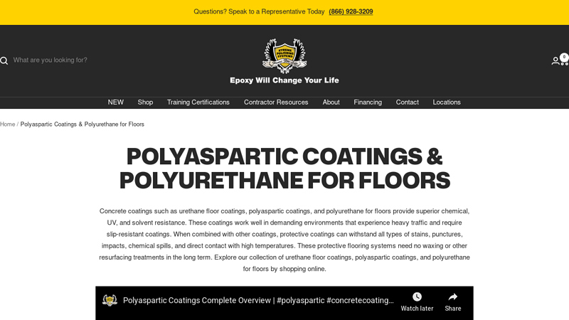 Polyurethane for Floors & Protective Coatings