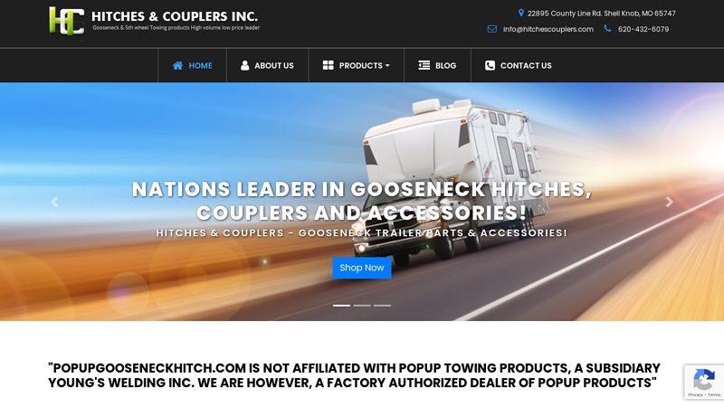 Pop Up Gooseneck Hitches & Couplers
