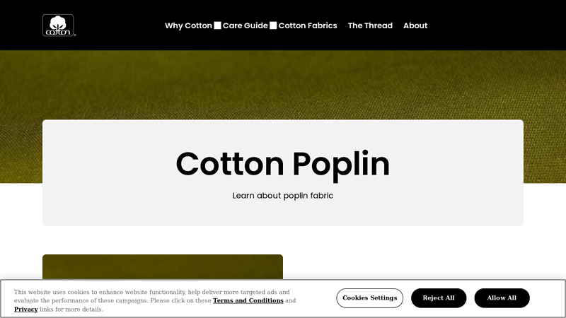 Poplin - Cotton