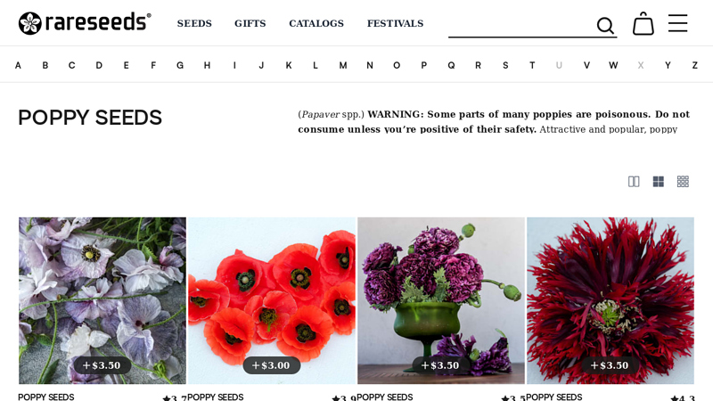 Poppy Seeds for Planting