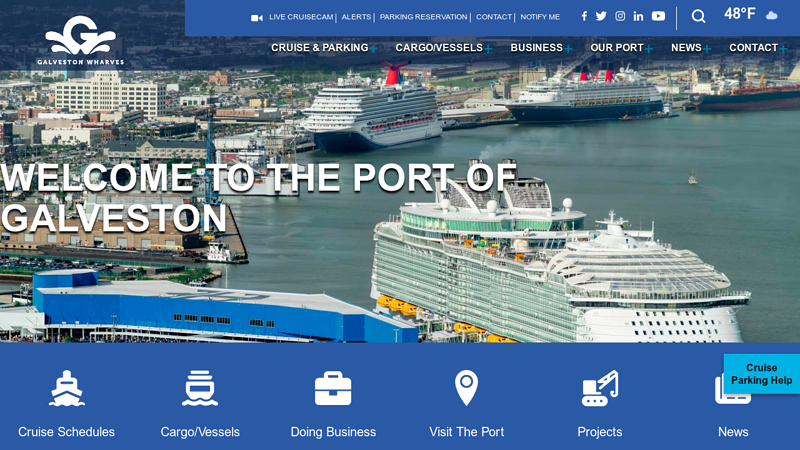 Port of Galveston, TX -