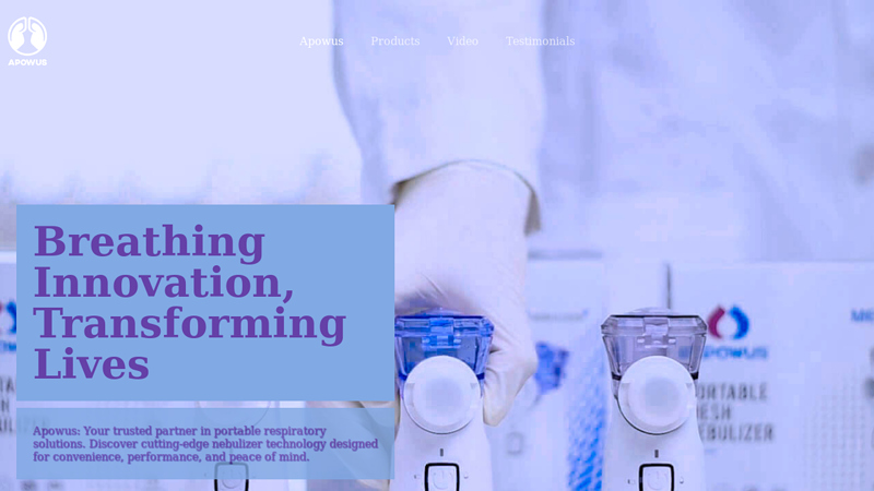 Portable nebulizer Apowus