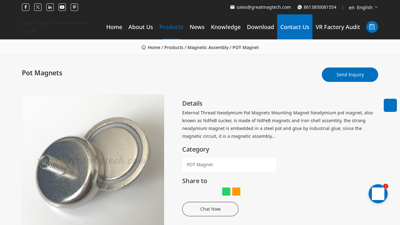 Pot Magnets Factory, Manufacturers and Suppliers