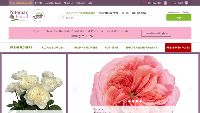 Potomac Floral Wholesale