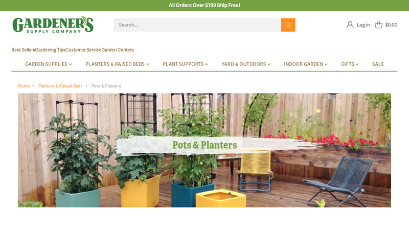 Pots & Planters for Indoors and Outdoors