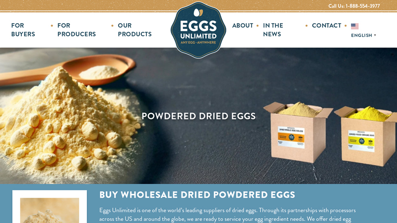 Powdered Dried Eggs