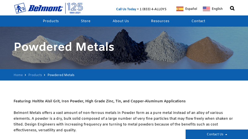 Powdered Metals