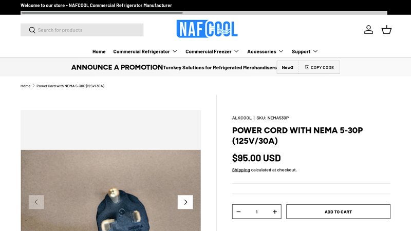 Power Cord with NEMA 5