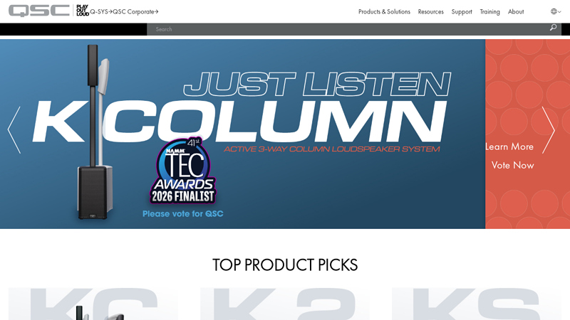 Powered Loudspeakers, Subwoofers, Line Arrays, and PA Systems