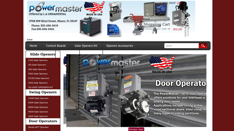 PowerMaster Gate Openers