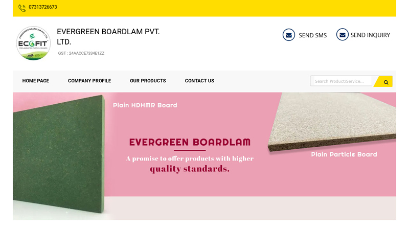 Pre Laminated MDF Board Manufacturer in Bardoli, India, Plain ...