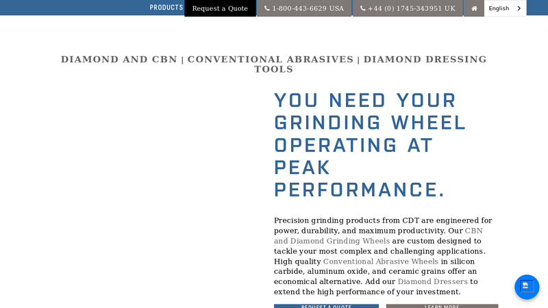 Precision Grinding Products by Continental DIamond Tool