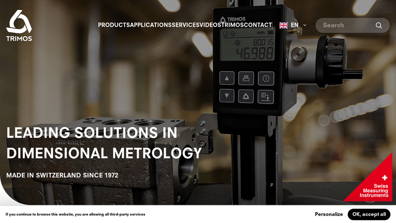 Precision Measuring Instruments from Trimos for dimensional ...