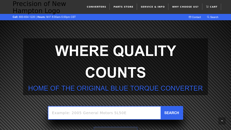 Precision of New Hampton