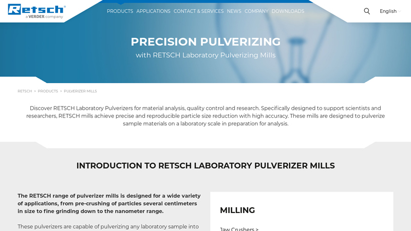 Precision Pulverizing