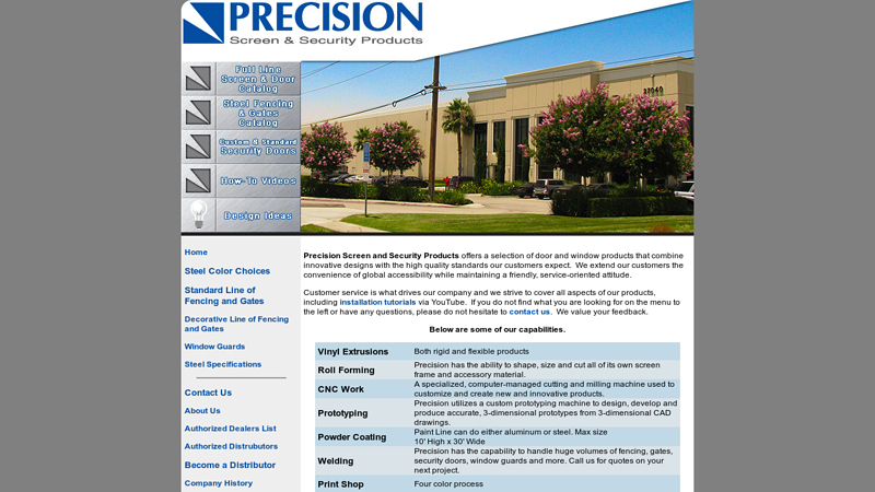 Precision Screen and Security Products