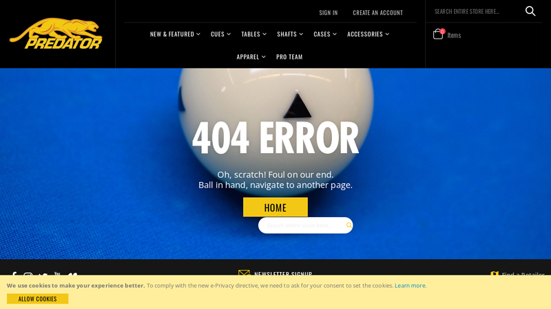 Predator High-End Pool Cues