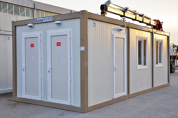 Prefabricated Portable Toilet and Shower Blocks