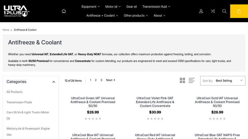 Premium Antifreeze & Coolant