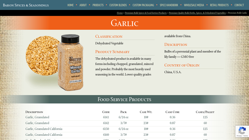 Premium Bulk Garlic