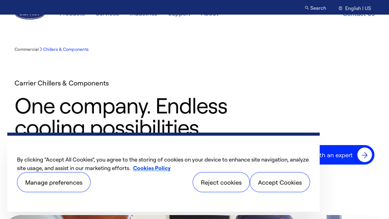 Premium Chillers & Components for Commercial HVAC Projects