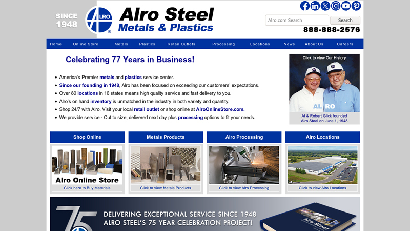 Premium Metals & Plastics Distributor