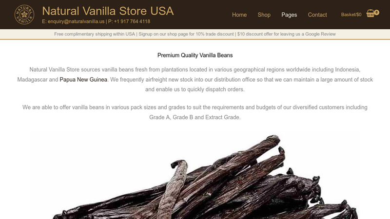 Premium Quality Vanilla Beans