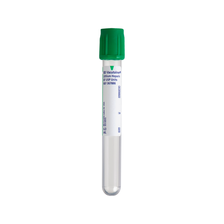 Prepared blood tubes