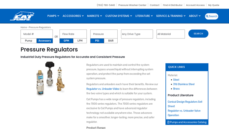 Pressure Regulators