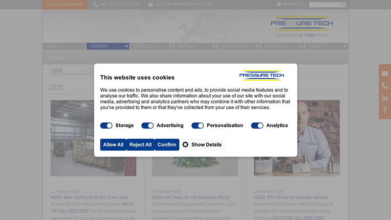 Pressure Tech - Quality Pressure Regulator Manufacturers