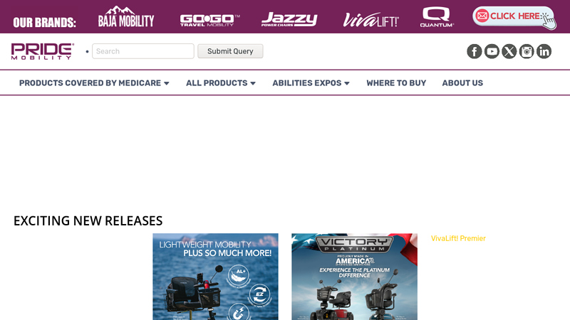 Pride Mobility Products® Corporation