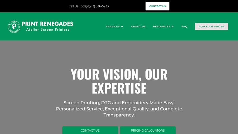 Print Renegades custom t-shirts