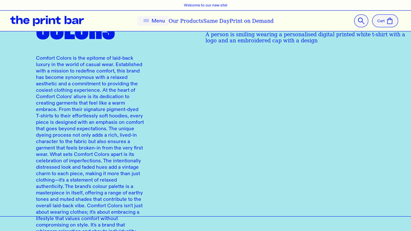 Print Your Custom Design on Comfort Colors Tee's & Clothing custom t-shirts