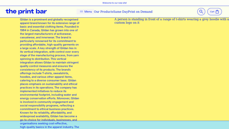 Print Your Custom Design on Gildan's Tee's, Hoodies & Totes custom t-shirts