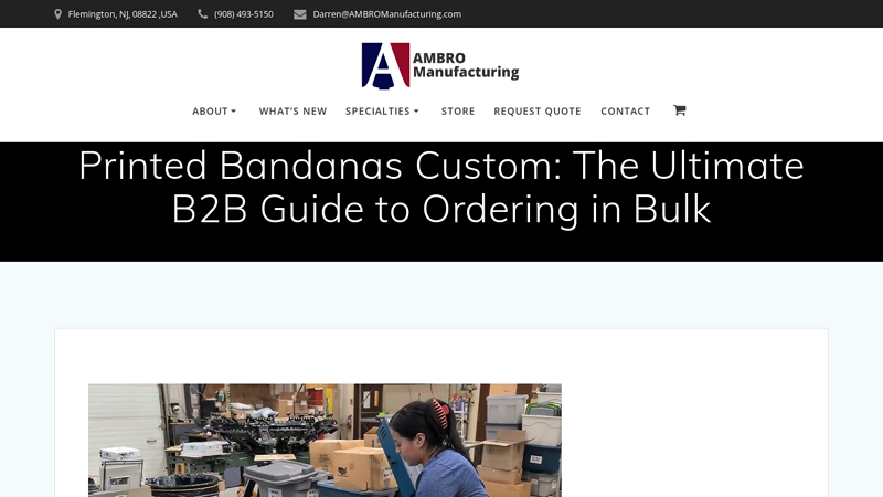 Printed Bandanas Custom for Events & Promotions