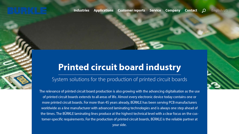 Printed circuit board industry
