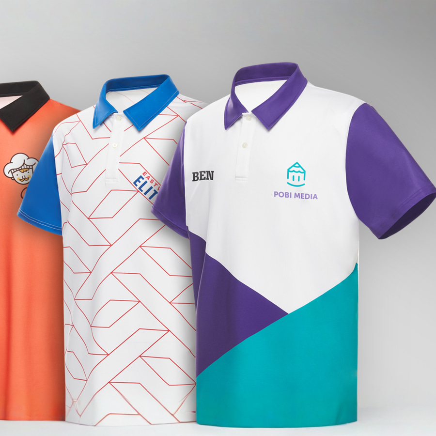 Printed Polos - Sublimated Polo Shirts custom t-shirts