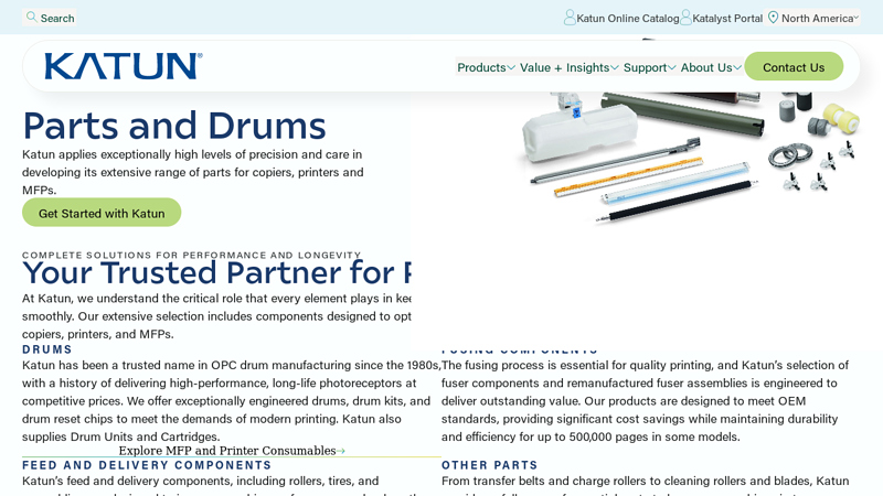 Printer and Copier Parts and Drums