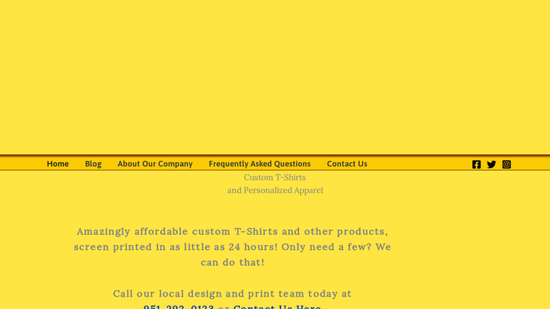 Priority Screen Printing custom t-shirts