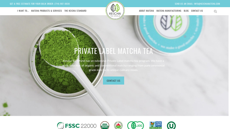 Private Label Matcha